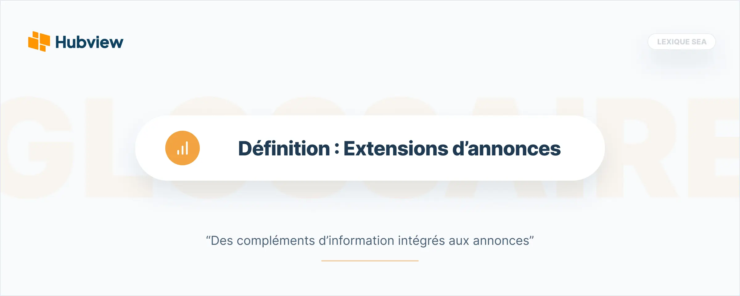 Extensions d'annonces