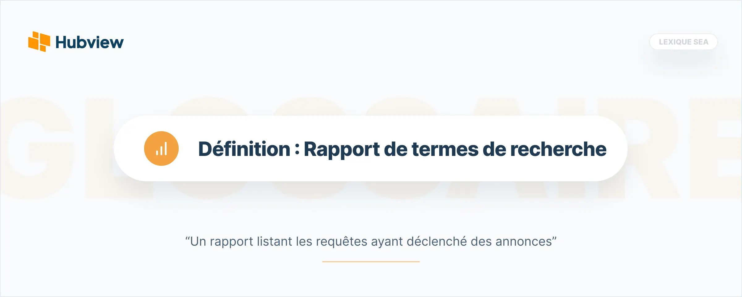 Rapport de termes de recherche