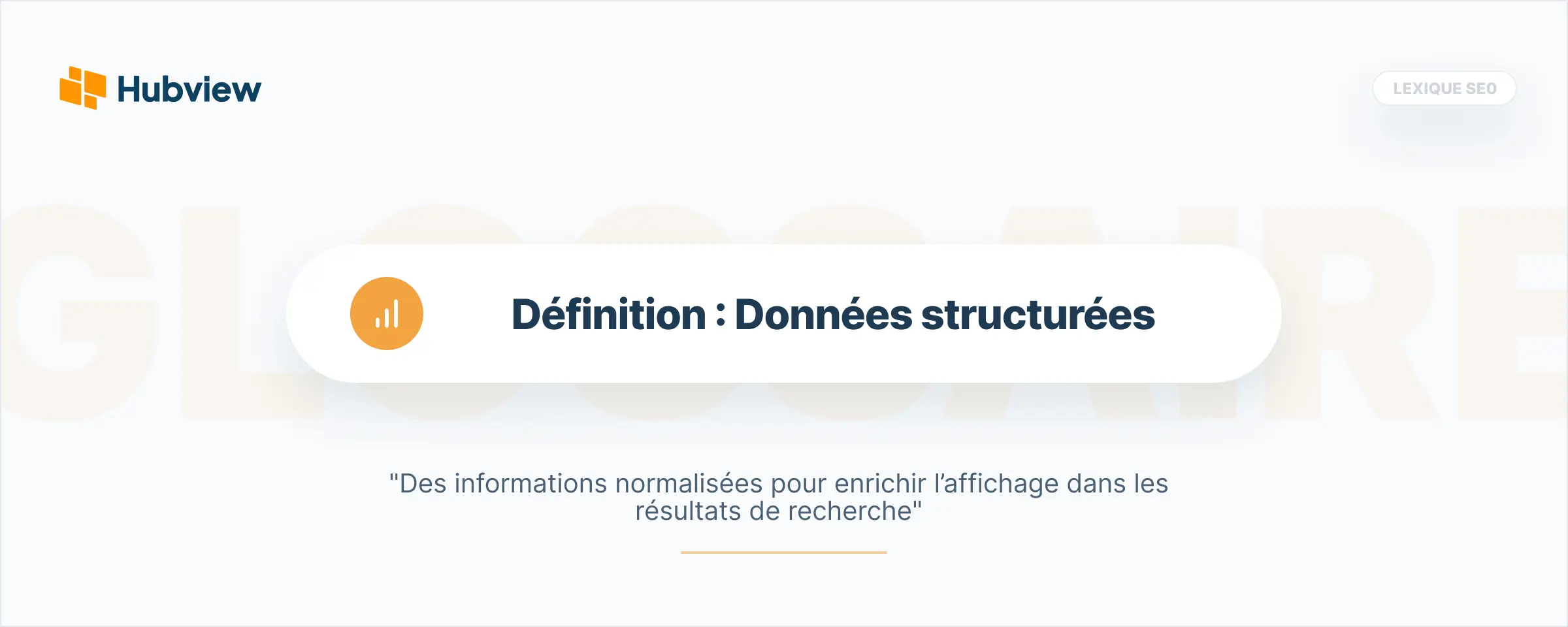 Données structurées